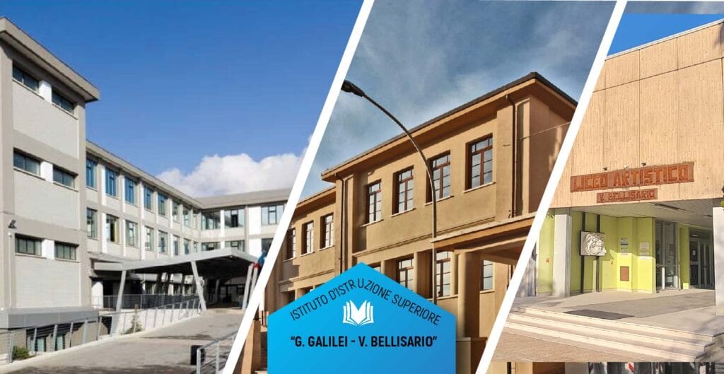 Le tre sedi dell'IIS Galilei- bellisario
